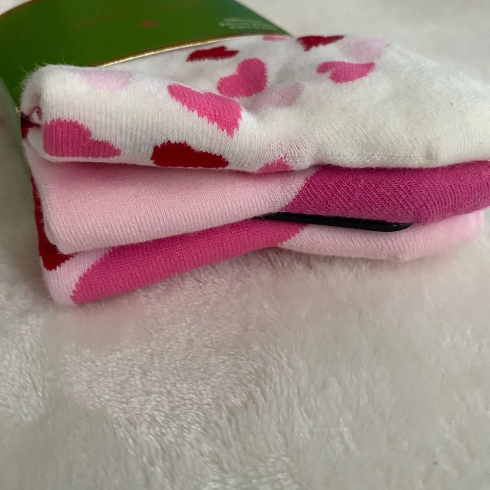 Kate Spade Heart Pattern Socks
